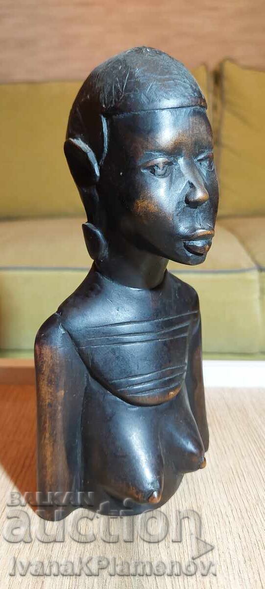 Solid wood carving from Africa for collectors