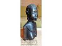 Sculptură în lemn masiv Africa pentru colecționari