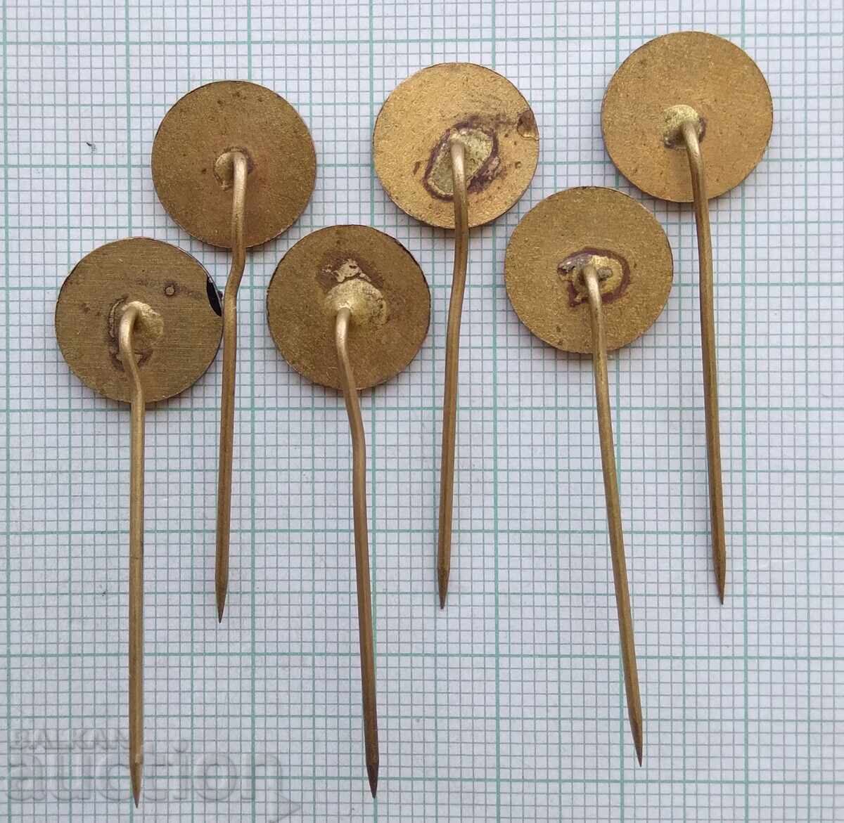 18648 Badge - Automotoclub Czechoslovakia - Svazarm LOT 6 pcs - 5 18648 Badge - Automotoclub Czechoslovakia - Svazarm LOT 6 pcs - 5