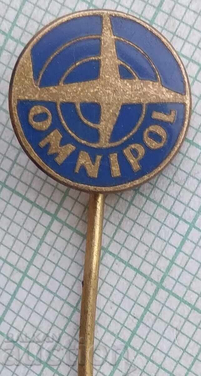 18657 Badge - Omnipol - Bronze Enamel