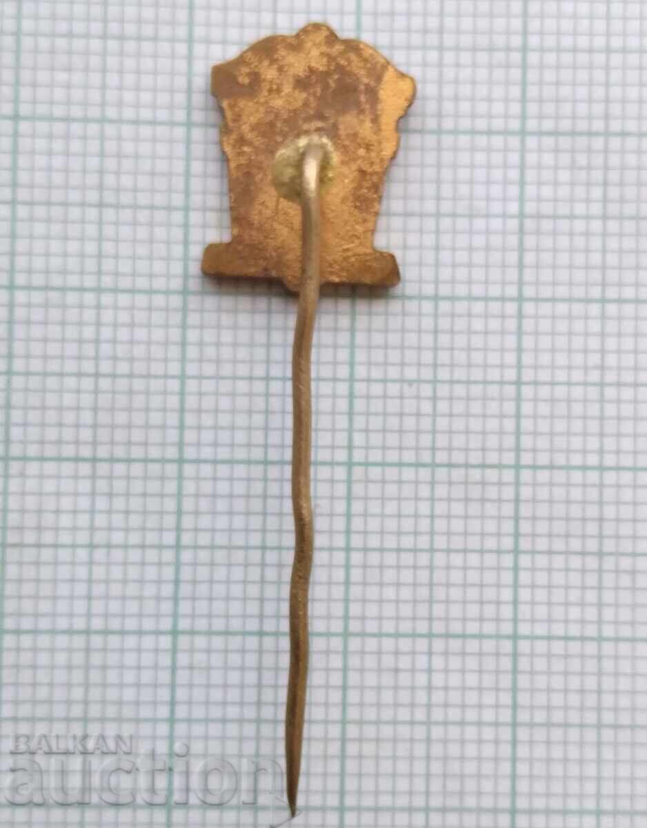 Auction 18659 Badge - KK JM - Bronze Enamel Auction 18659 Badge - KK JM - Bronze Enamel