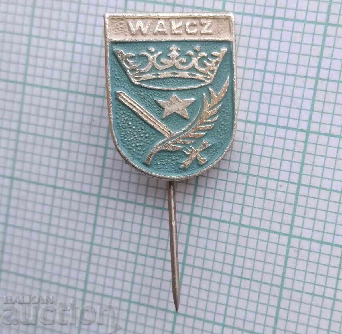18660 Badge - Coat of arms of the city of Wałcz, Poland with price 1.00 BGN | € 0.51 18660 Badge - Coat of arms of the city of Wałcz, Poland with price 1.00 BGN | € 0.51