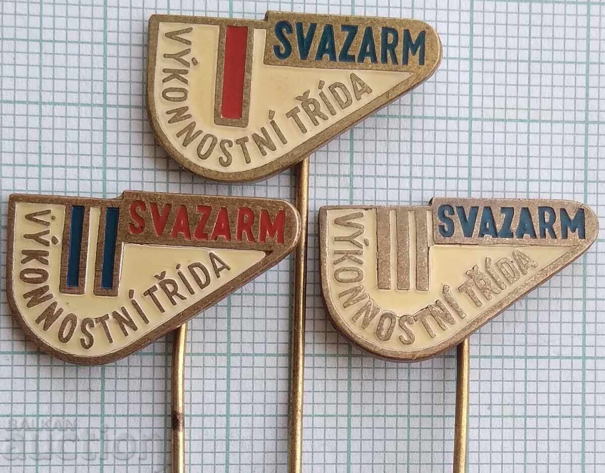 18664 Badges - Svazarm I II III class Czechoslovakia - LOT of 3 pcs with price 6.00 BGN | € 3.07 18664 Badges - Svazarm I II III class Czechoslovakia - LOT of 3 pcs with price 6.00 BGN | € 3.07