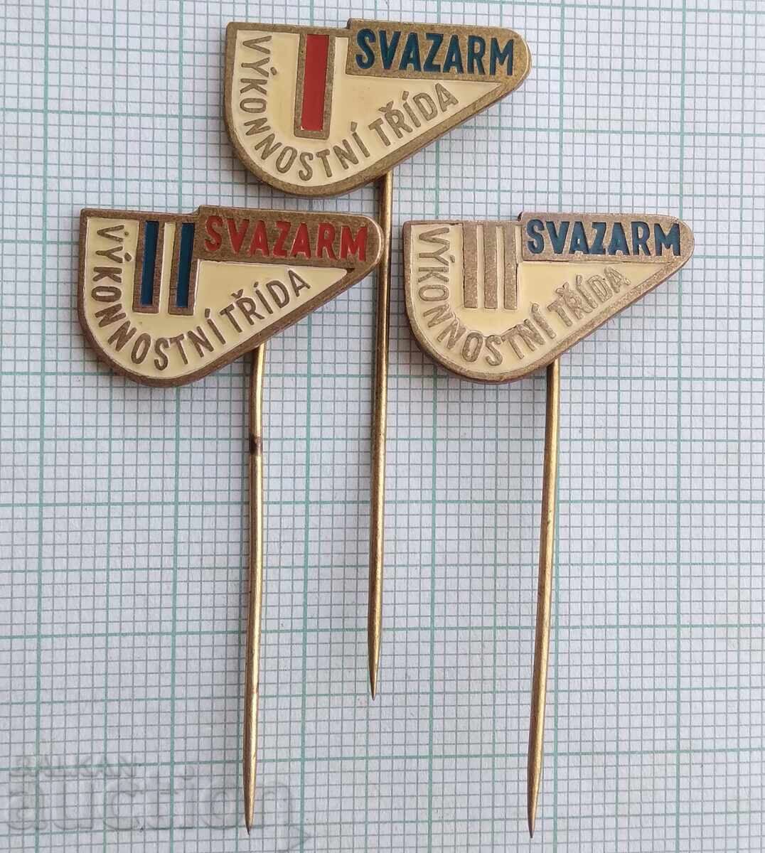 Delivery of 18664 Badges - Svazarm I II III class Czechoslovakia - LOT of 3 pcs Delivery of 18664 Badges - Svazarm I II III class Czechoslovakia - LOT of 3 pcs