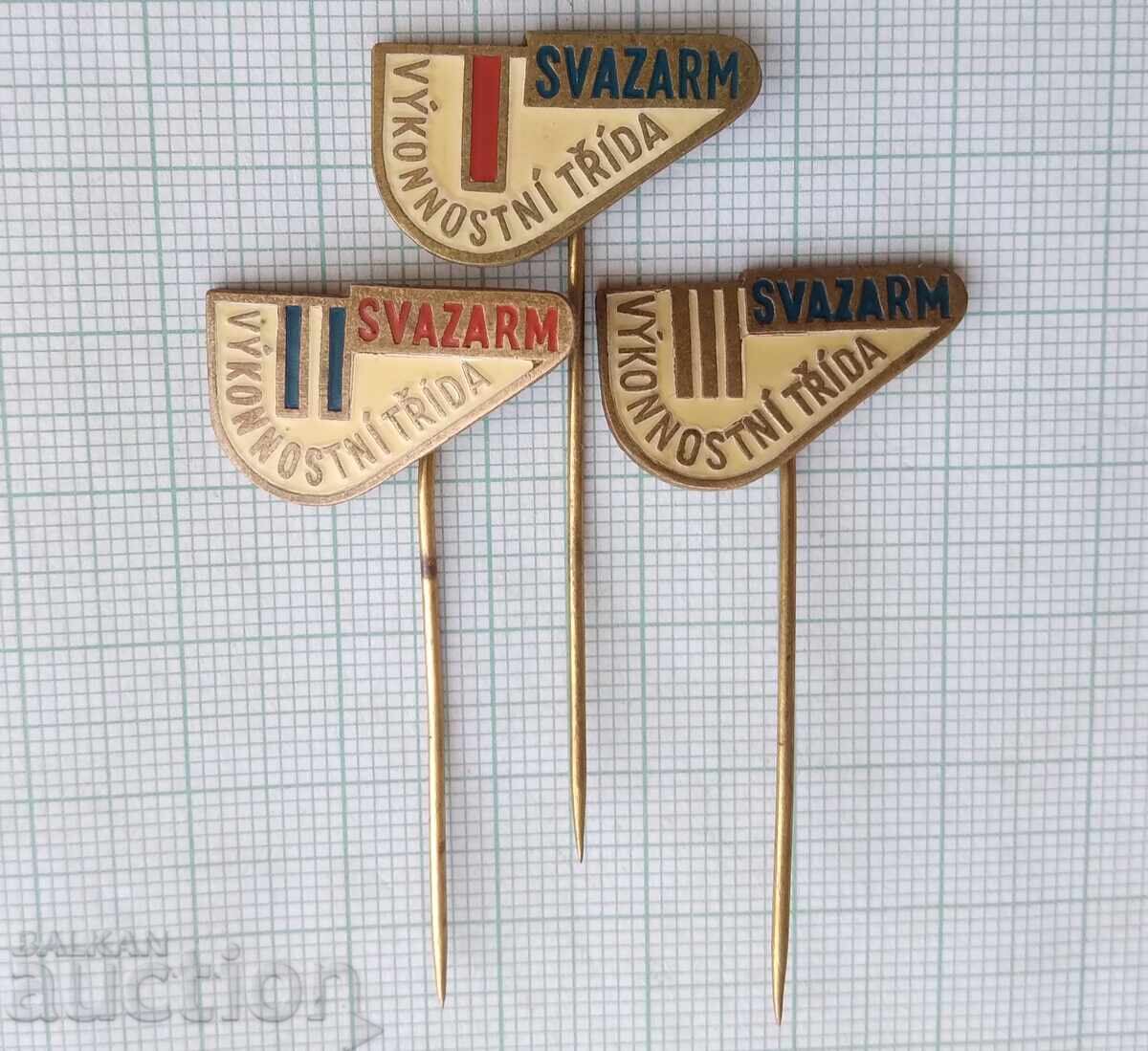 18664 Badges - Svazarm I II III class Czechoslovakia - LOT of 3 pcs - 5 18664 Badges - Svazarm I II III class Czechoslovakia - LOT of 3 pcs - 5