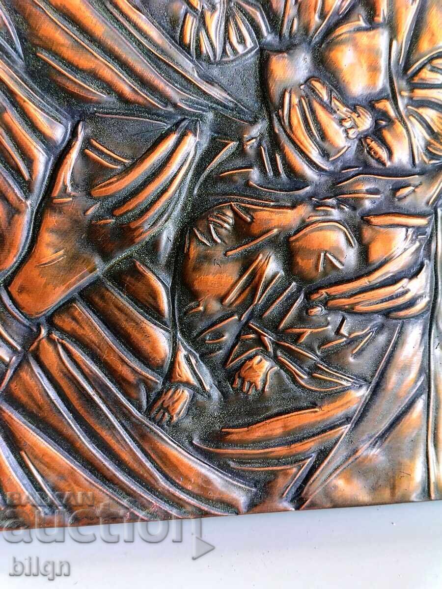 Delivery of Great Old Copper Icon Delivery of Great Old Copper Icon