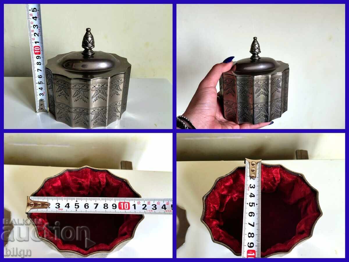 Beautiful Old Silver-Plated Jewelry Box - Godinger - 7