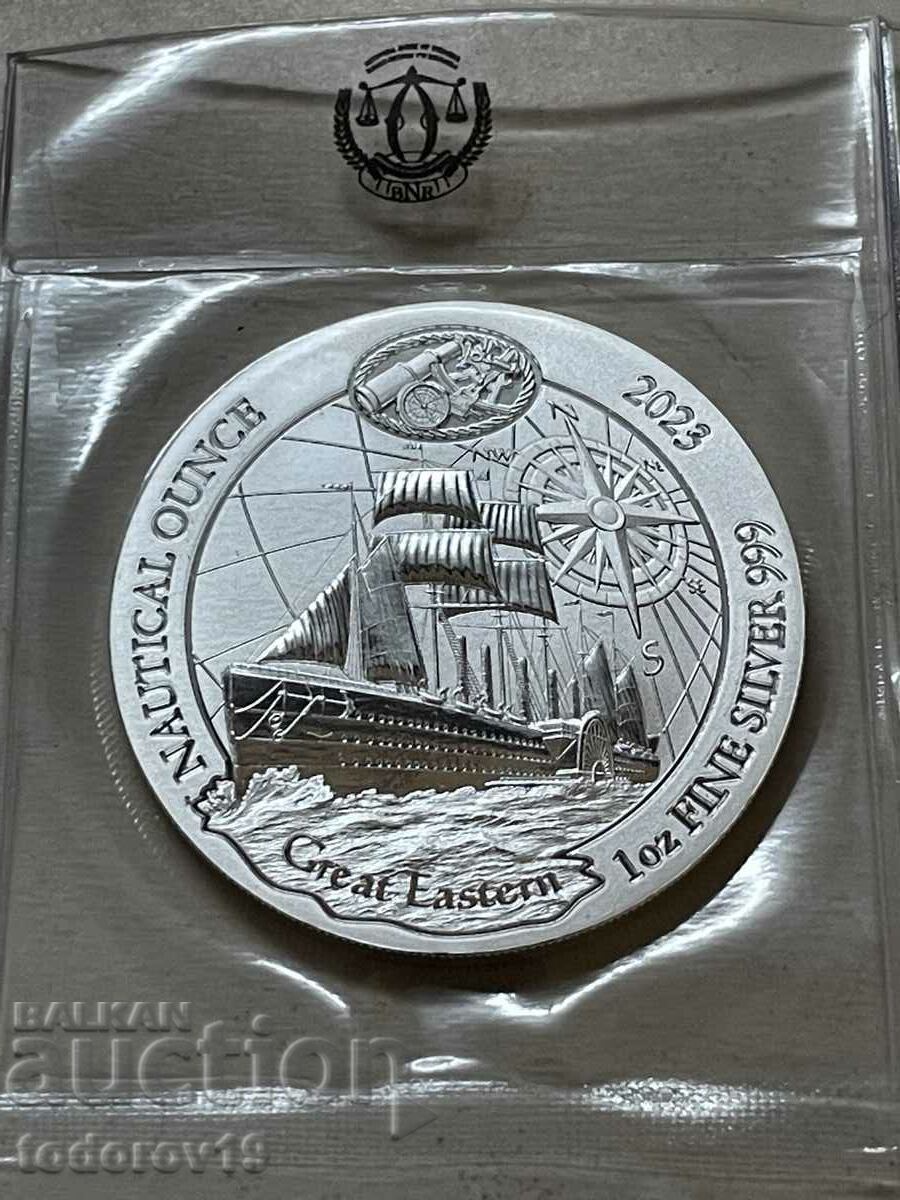 Auction  1 oz Silver Ship Great East - 2023