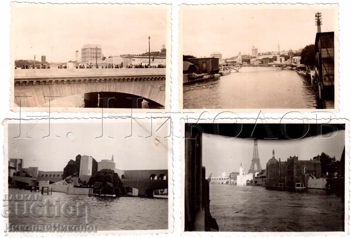 1937 4 SMALL OLD PHOTOS PARIS EXHIBITION VIEWS SEINE D615 1937 4 SMALL OLD PHOTOS PARIS EXHIBITION VIEWS SEINE D615