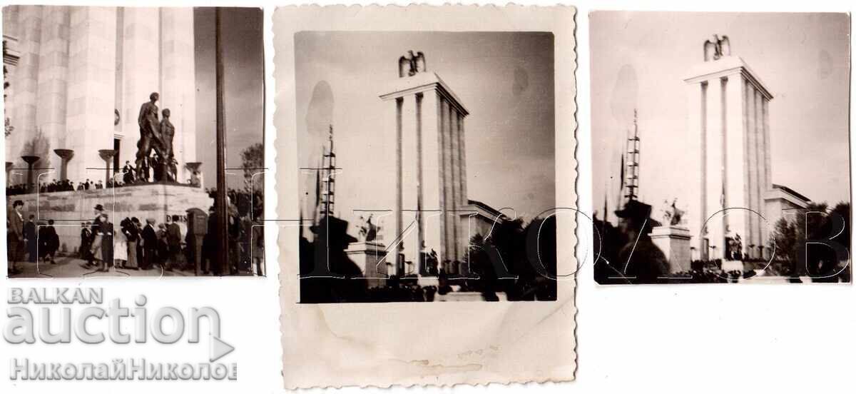 1937 3 SMALL OLD PHOTOS PARIS GERMAN PAVILION D616 1937 3 SMALL OLD PHOTOS PARIS GERMAN PAVILION D616