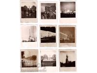1937 9X SMALL OLD PHOTOS PARIS BULGARIANS AT THE EXHIBITION D620