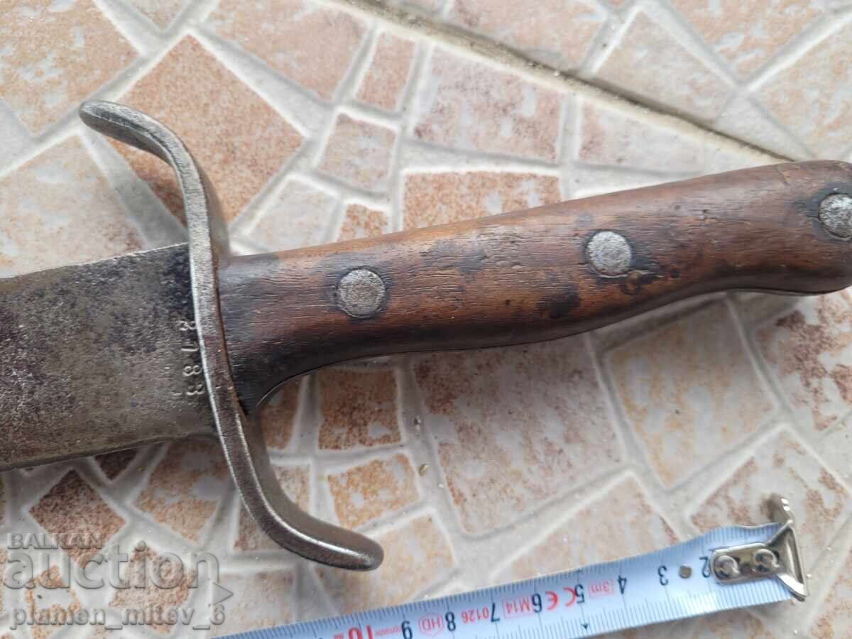 Knife, bayonet, saber, Austro-Hungarian cleaver - 5