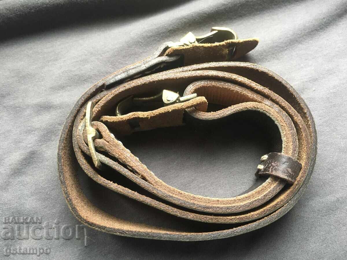 Leather strap for officer's belt with price 39.00 BGN | € 19.94 Leather strap for officer's belt with price 39.00 BGN | € 19.94