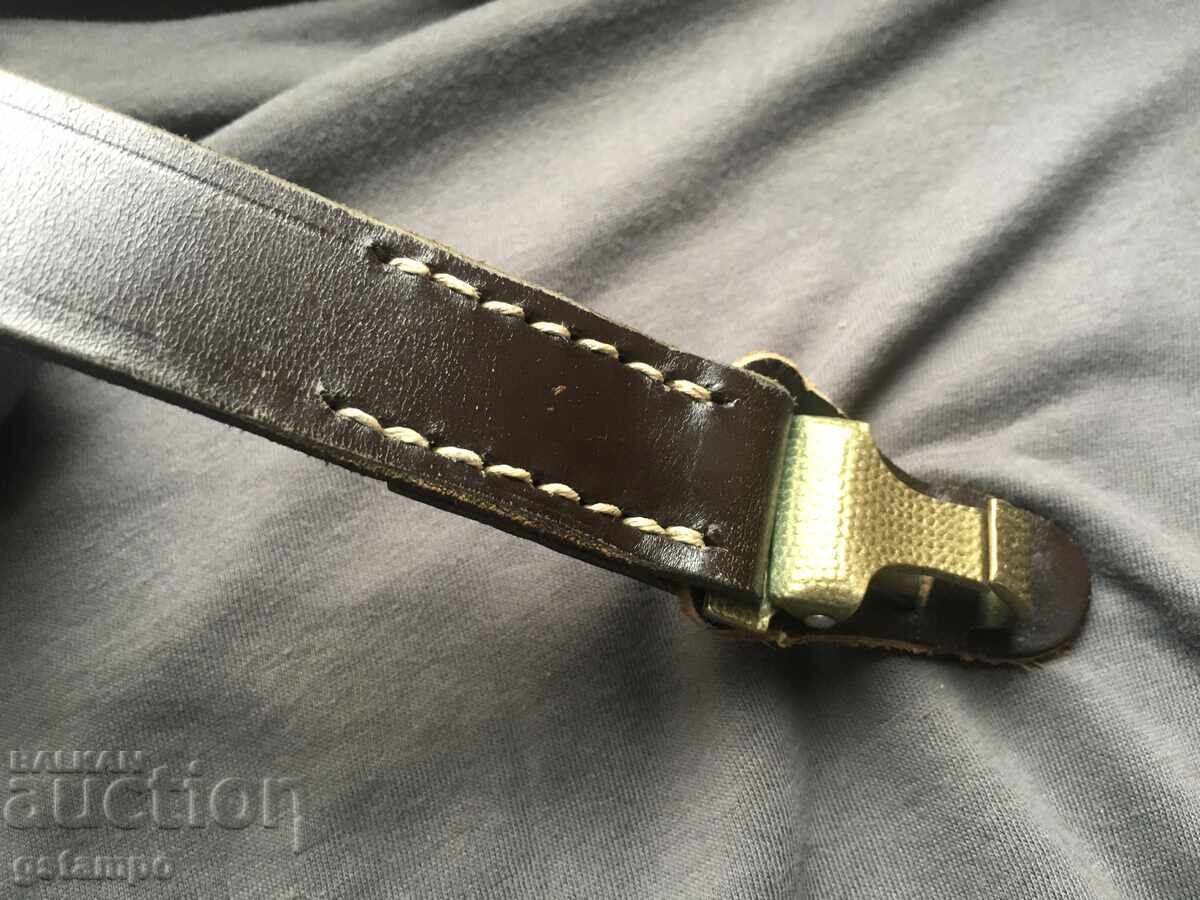 Auction Leather strap for officer's belt Auction Leather strap for officer's belt
