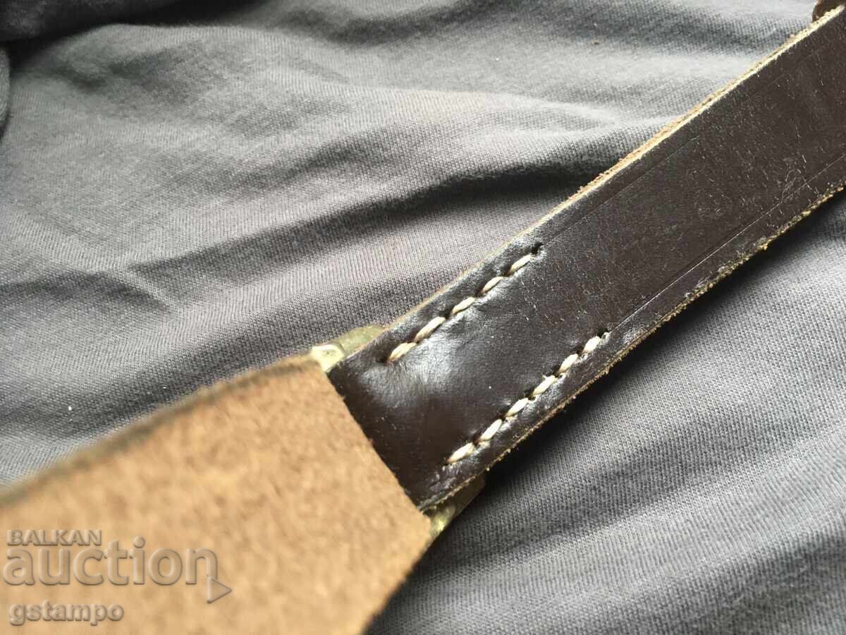 Leather strap for officer's belt - 5 Leather strap for officer's belt - 5