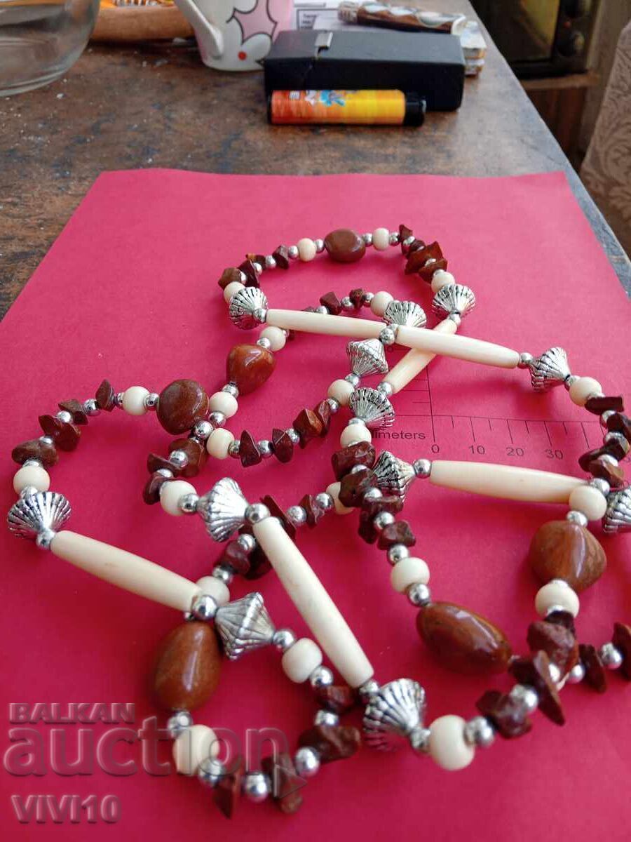 Antique necklace, agate and bone with price € 30.00 | 58.67 BGN