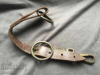 Toc din piele pentru sabie de ofițer Regatul Bulgariei