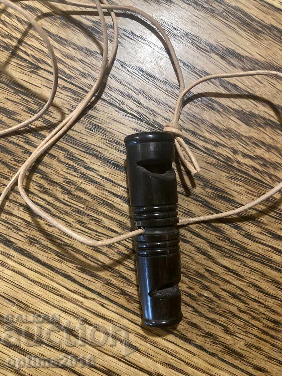 Collector's whistle made of buffalo horn with price 22.00 BGN | € 11.25 Collector's whistle made of buffalo horn with price 22.00 BGN | € 11.25