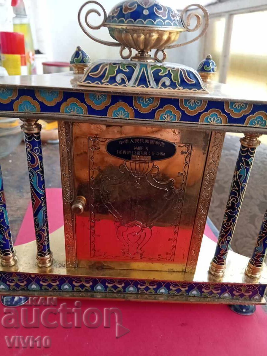 Доставка на Старинен часовник, емаил, Позлата, клазоне