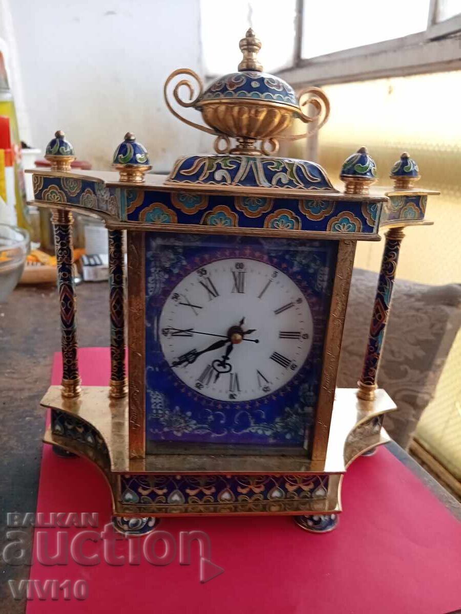 Ceas vechi, email, Aurire, clazon