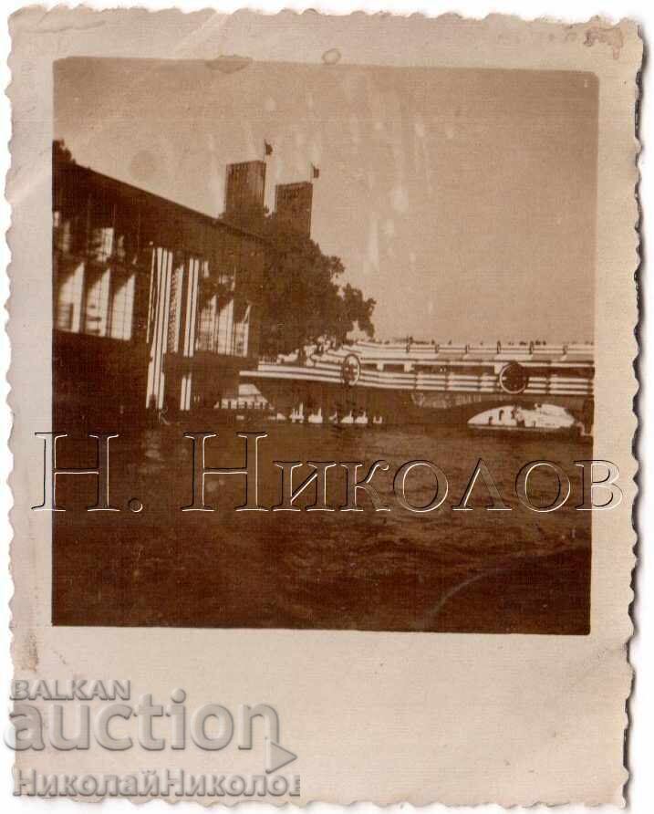 1937 SMALL OLD PHOTO PARIS EXPOSITION US PAVILION D621