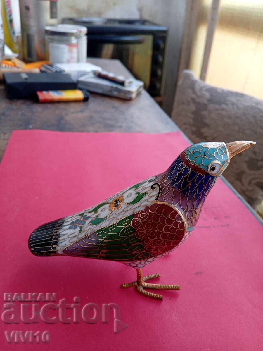 Auction Antique figure, bronze, enamel, cloisonné Auction Antique figure, bronze, enamel, cloisonné