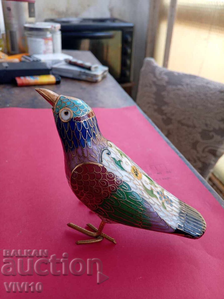 Antique figure, bronze, enamel, cloisonné Antique figure, bronze, enamel, cloisonné