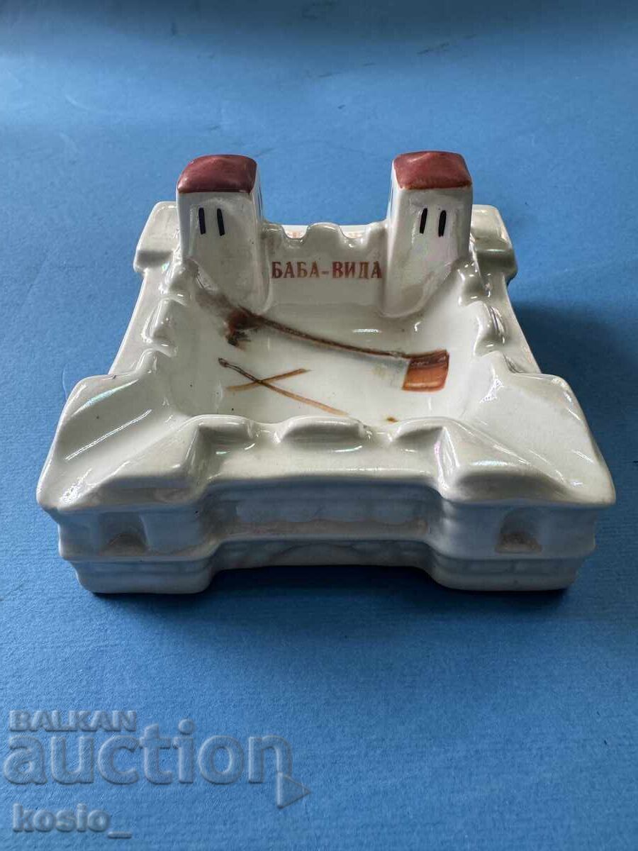 Collectible Bulgarian Bononia Porcelain Ashtray