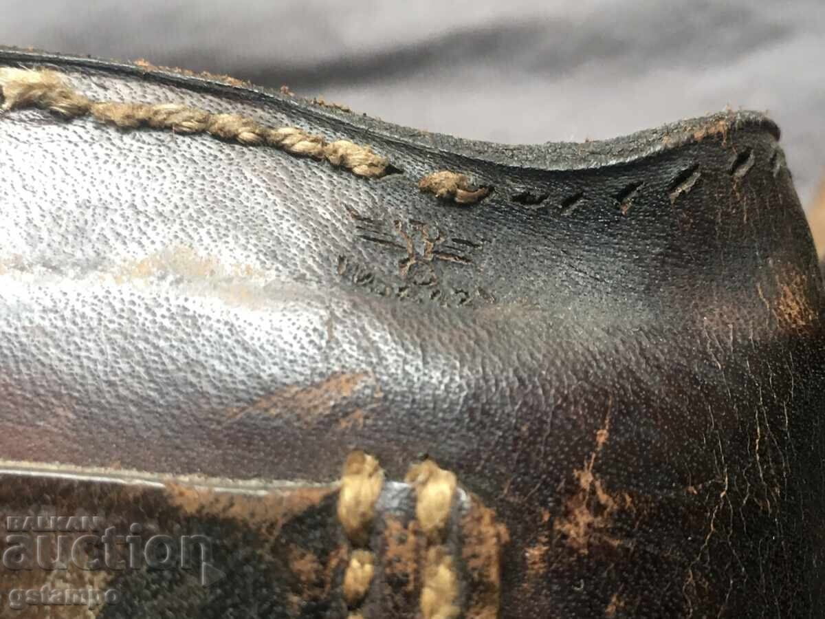 Cutie de piele pentru baterie Germania VV2 1938 - 6