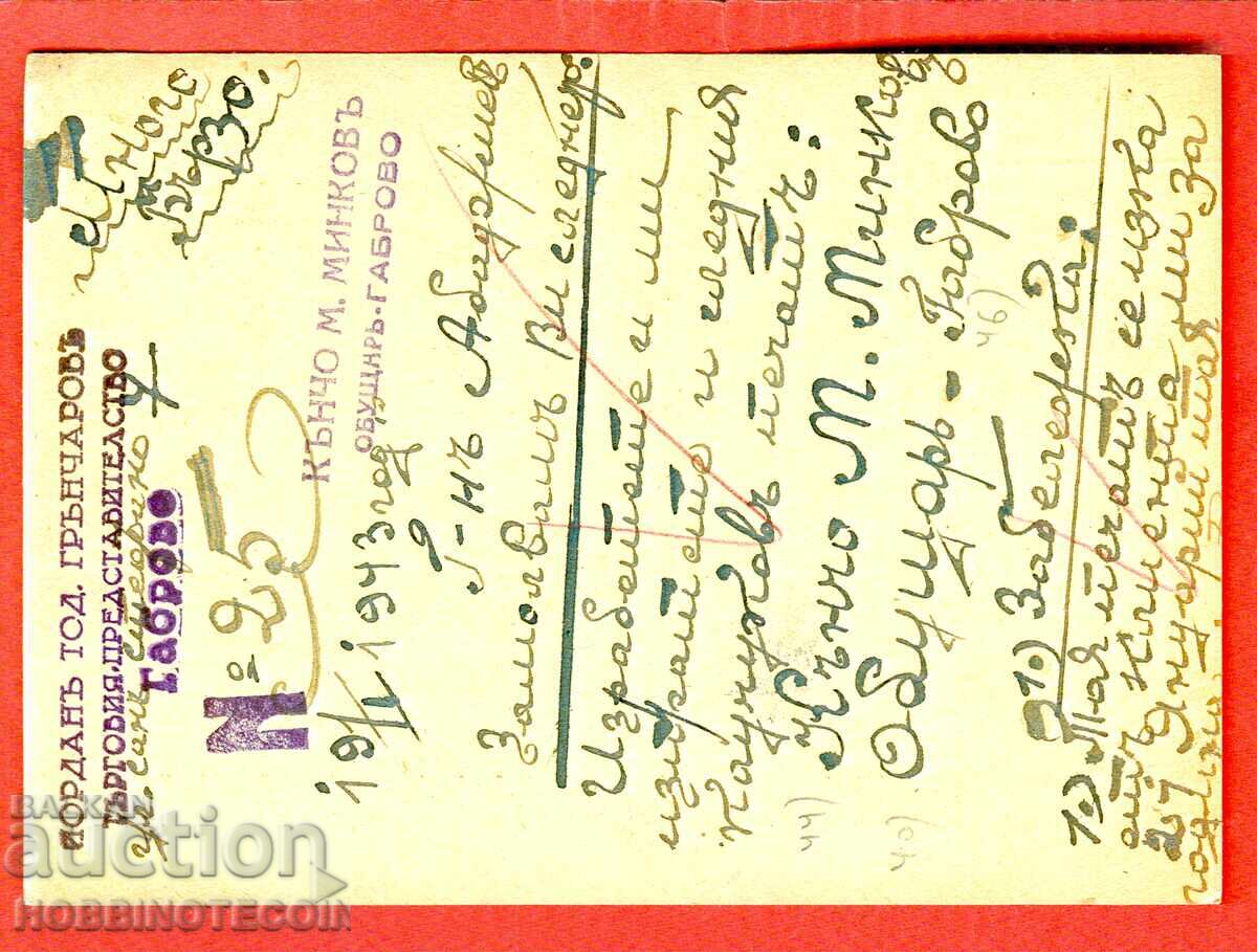 BULGARIA CĂRȚI POȘTALE CĂLĂTORITE GABROVO SOFIA 1943 - ȘOARECI ȘOARECE cu preț 199.00 BGN | € 101.75 BULGARIA CĂRȚI POȘTALE CĂLĂTORITE GABROVO SOFIA 1943 - ȘOARECI ȘOARECE cu preț 199.00 BGN | € 101.75