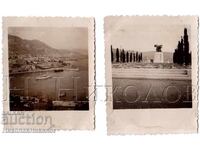 1937 2 μικρές παλιές φωτογραφίες Ιταλία Βούλγαροι στην Τεργέστη Δ626