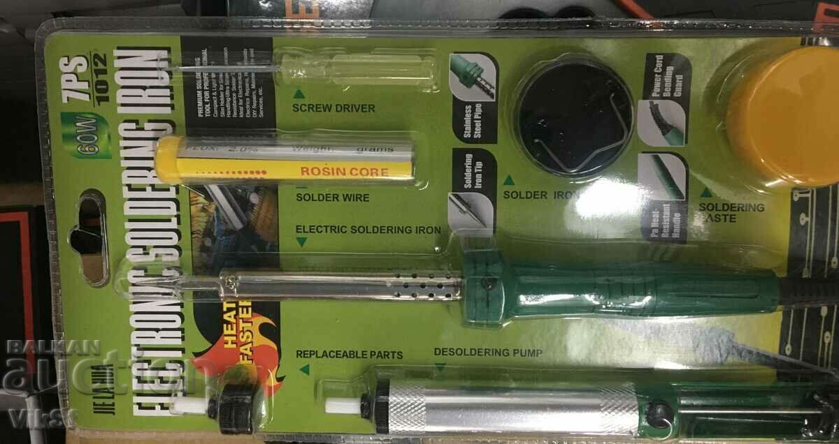 Fier de lipit 60W cu pompa, 7 in 1 cu preț 19.50 BGN | € 9.97
