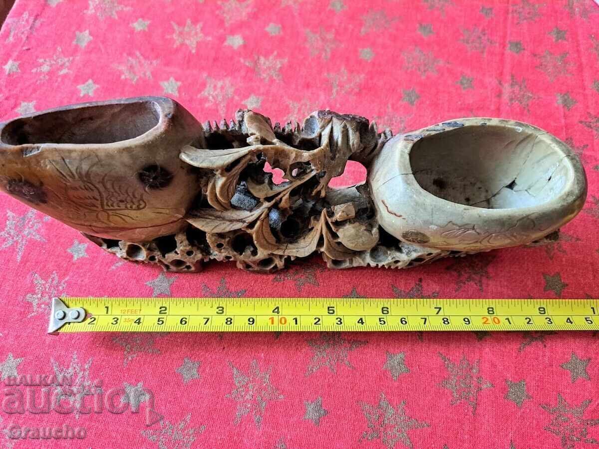 Μοναδικό του 19ου αιώνα! Πλούσια σκαλιστή πέτρα σαπουνιού με τιμή € 40.00 | 78.23 BGN Μοναδικό του 19ου αιώνα! Πλούσια σκαλιστή πέτρα σαπουνιού με τιμή € 40.00 | 78.23 BGN