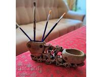 Μοναδικό του 19ου αιώνα! Πλούσια σκαλιστή πέτρα σαπουνιού