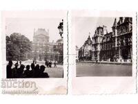 1937 2 POZE MICI VECHI PARIS BULGARI LÂNGĂ PRIMĂRIE D629
