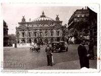 1937 FOTOGRAFIE MICĂ VECHE PARIS ENCIO MEDIEV ÎN FAȚA OPerei D634