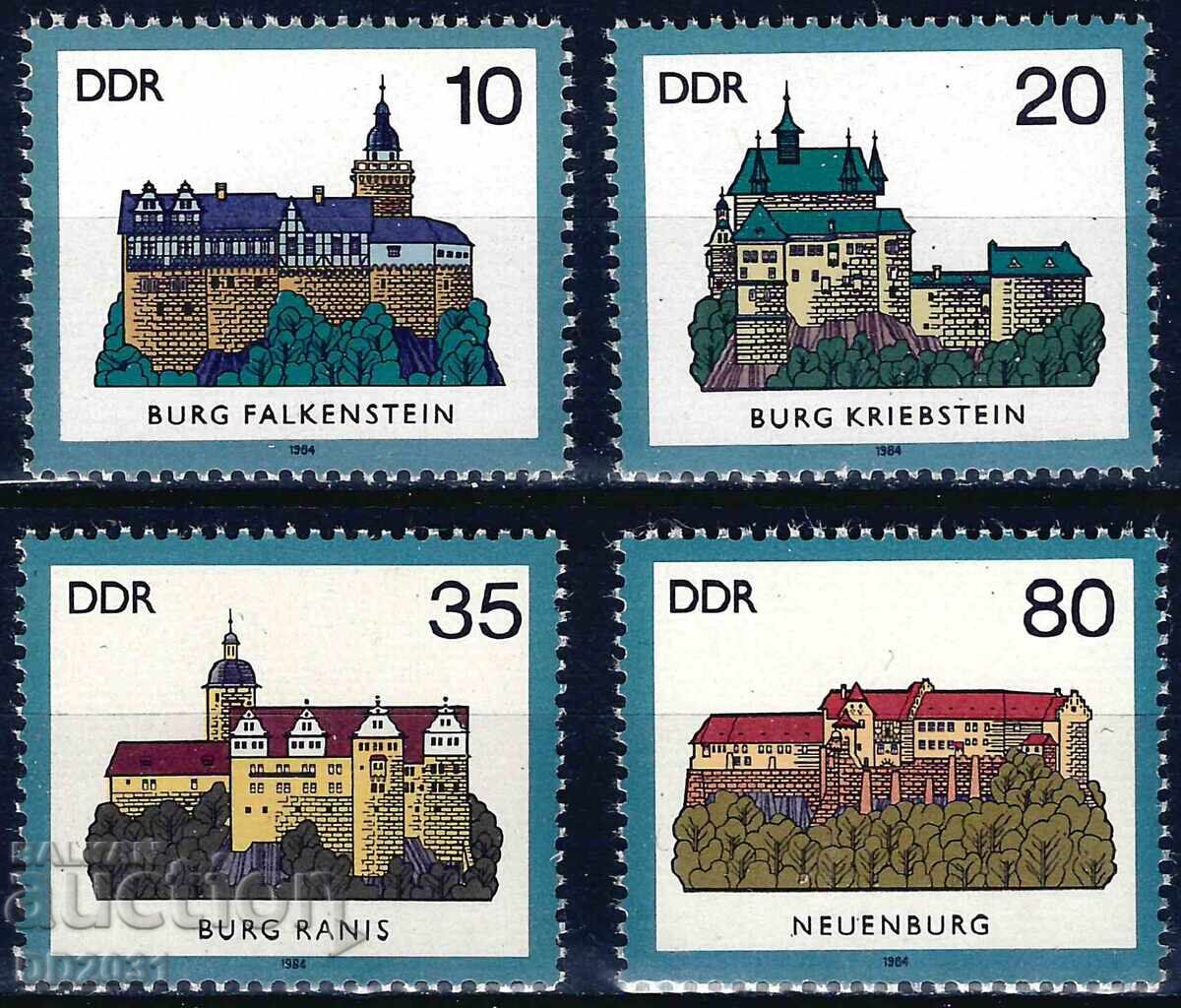 Germania RDG 1984 - castele MNH Germania RDG 1984 - castele MNH