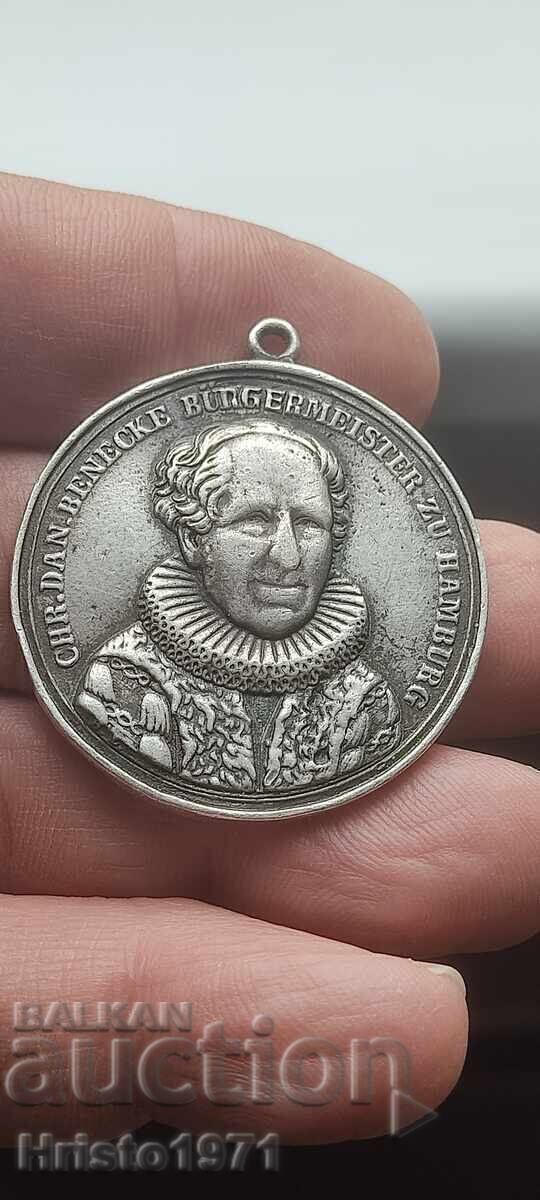 Hamburg Municipal Pfennig 1851 with price 75.00 BGN | € 38.35 Hamburg Municipal Pfennig 1851 with price 75.00 BGN | € 38.35