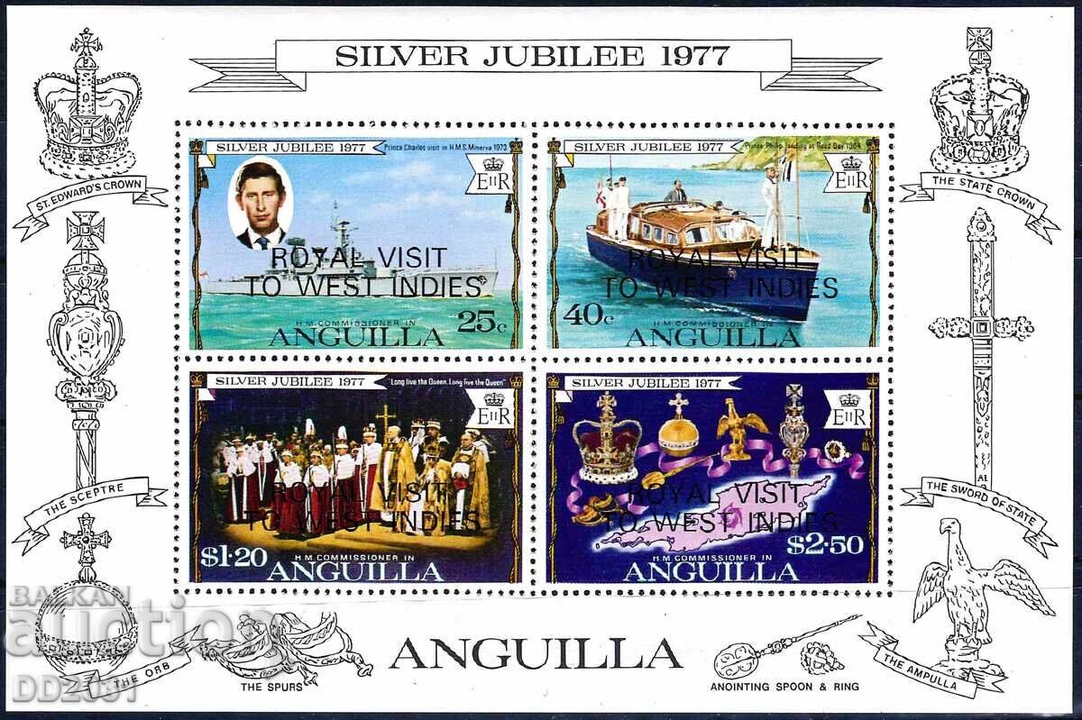 Anguilla 1977 - Ship Overprint MNH Anguilla 1977 - Ship Overprint MNH