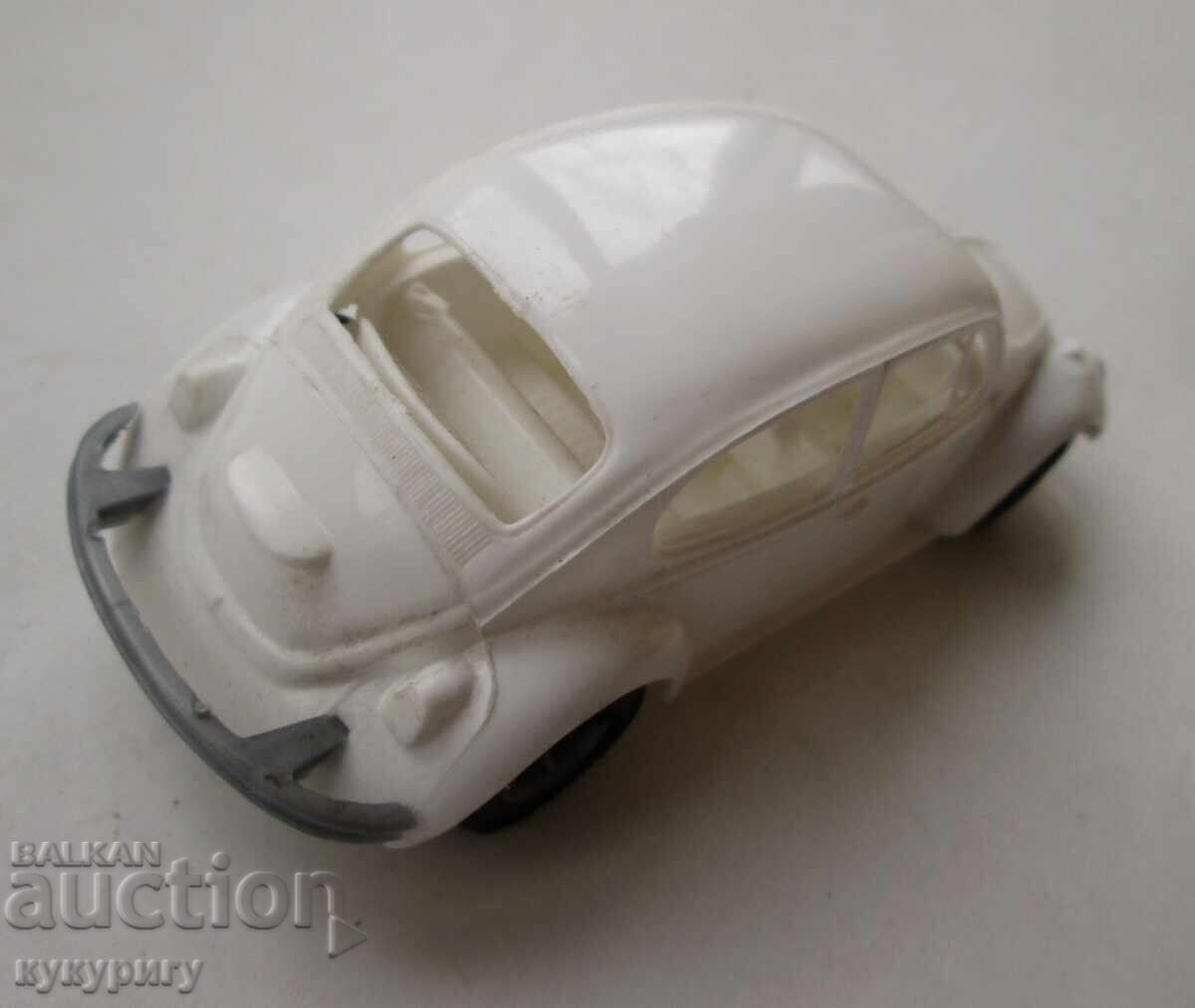 Old plastic toy car VW Beetle - 6 Old plastic toy car VW Beetle - 6
