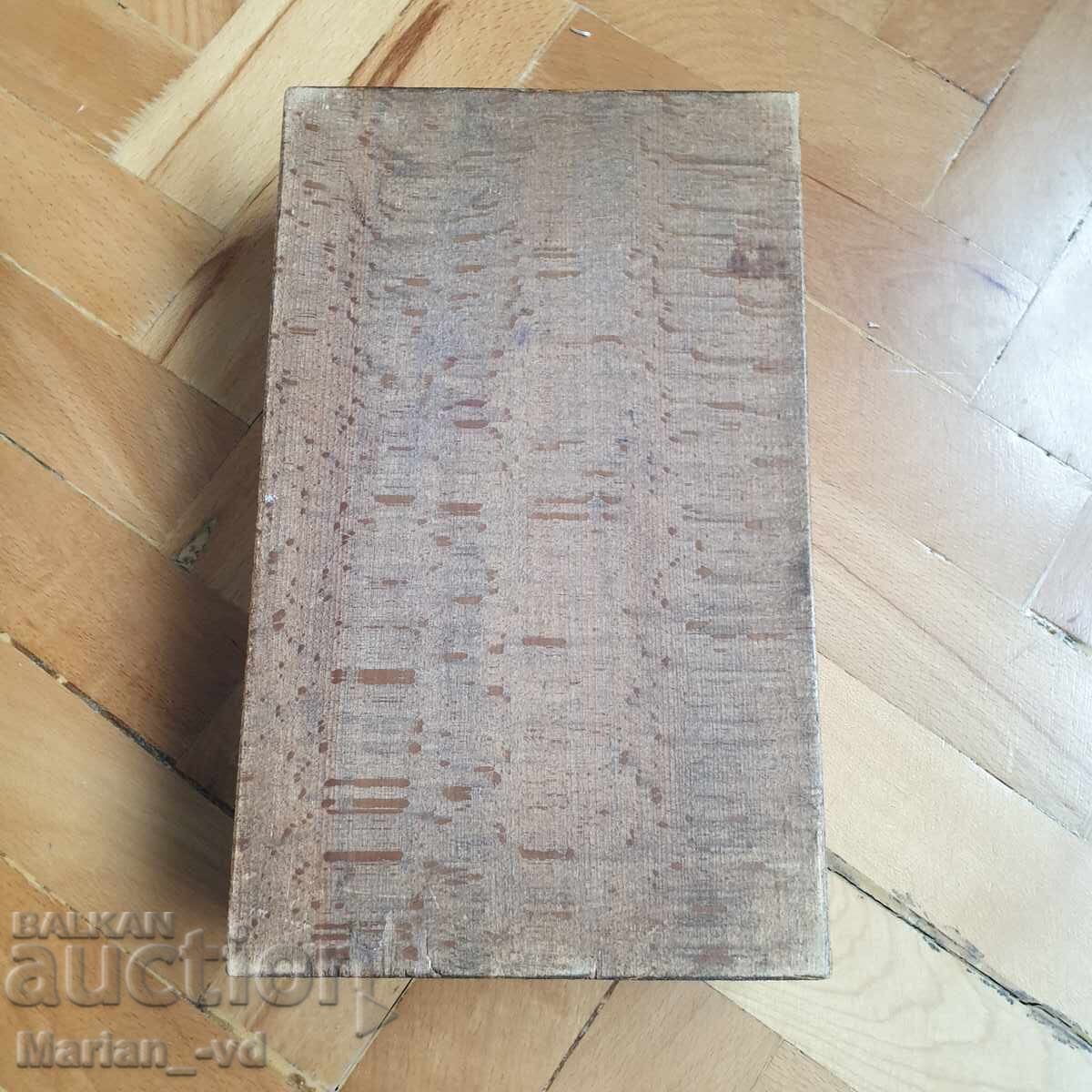 Old wooden pyrography box from the socialist era - 7 Old wooden pyrography box from the socialist era - 7