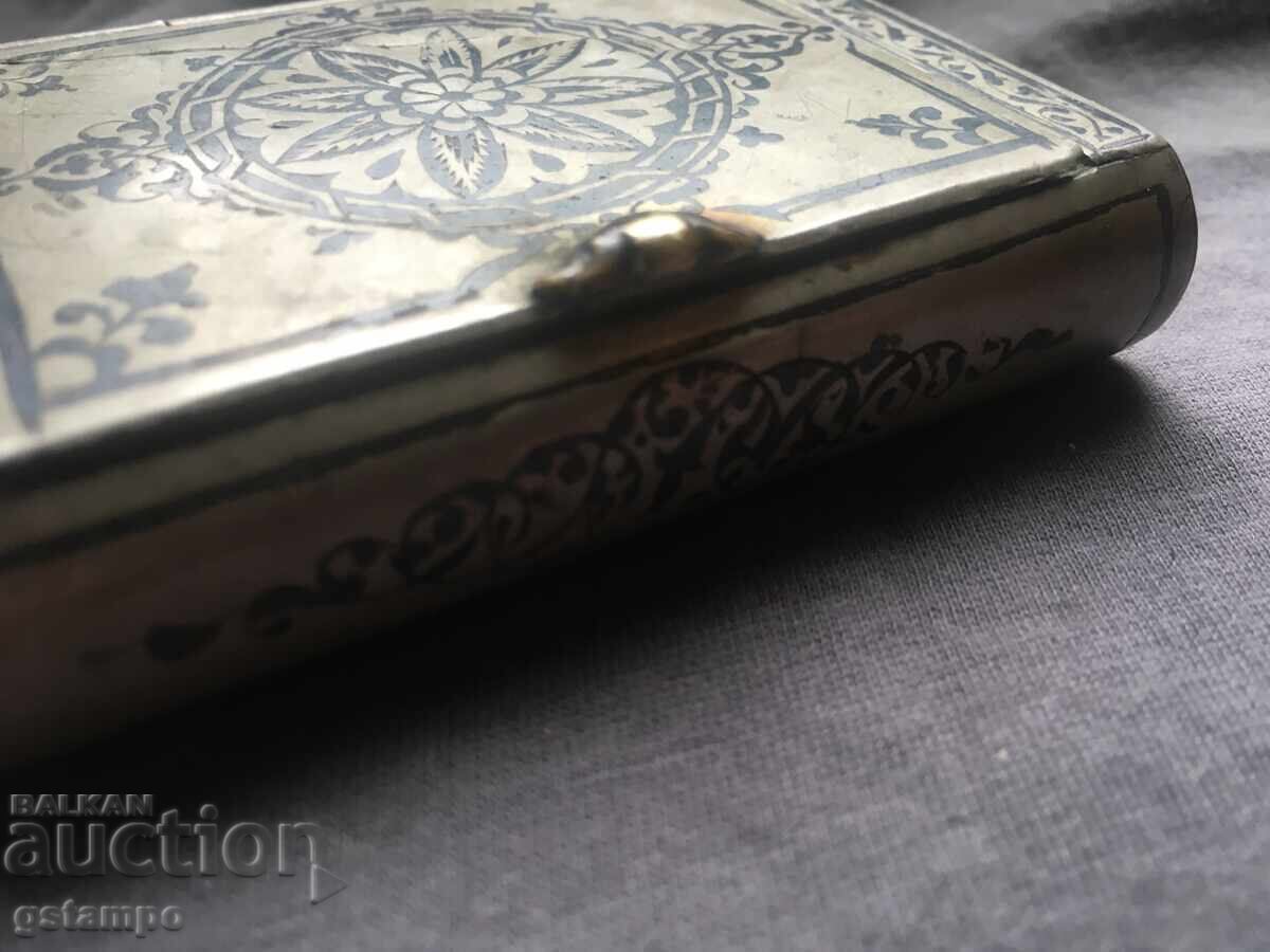 Tabacheră Rusă / Cutie de Tutun / Nielo - 6