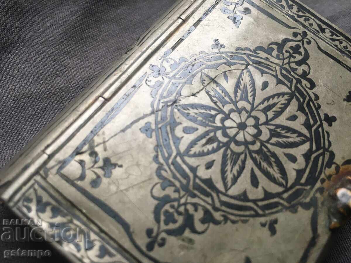 Tabacheră Rusă / Cutie de Tutun / Nielo - 7