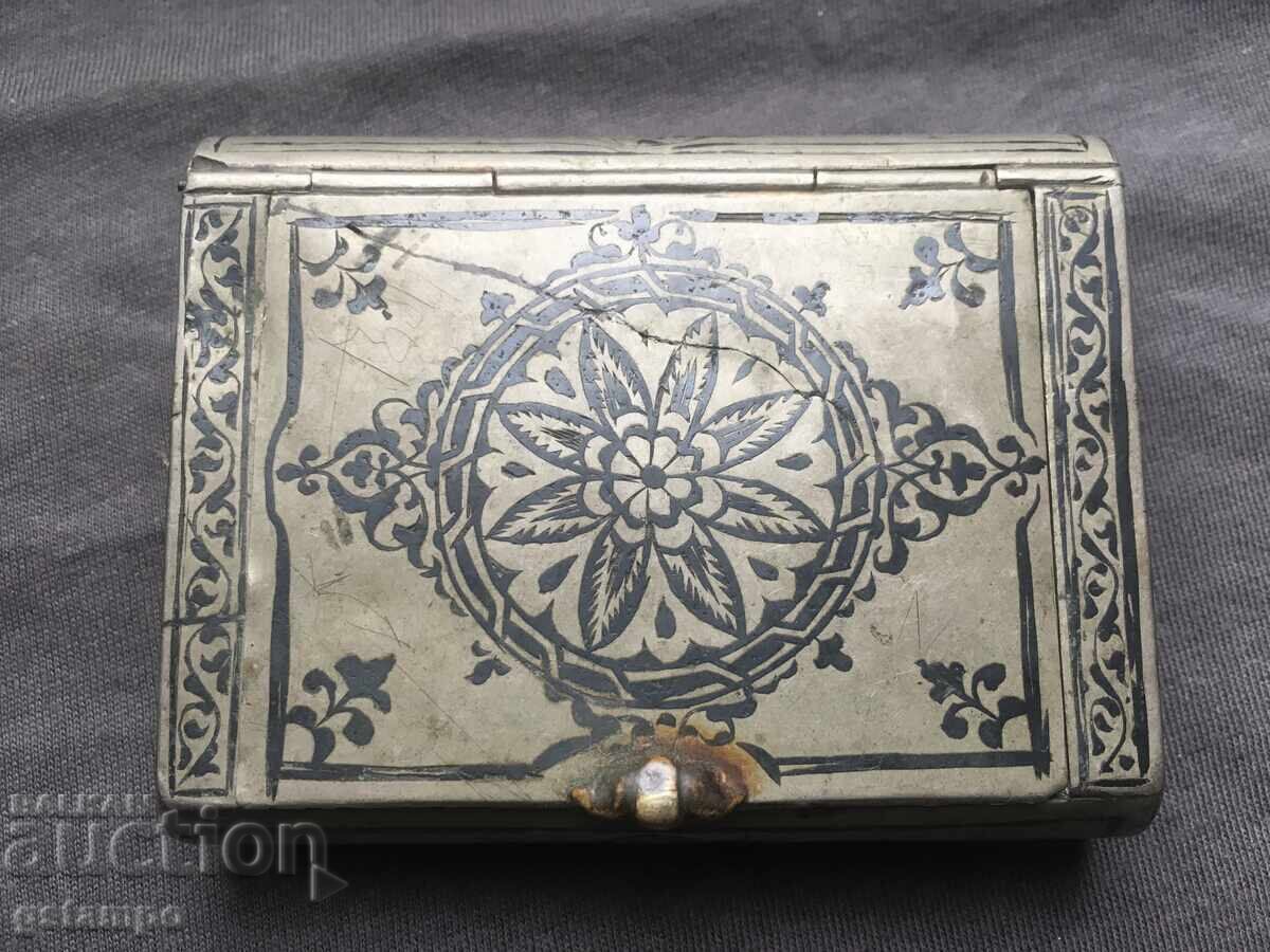 Tabacheră Rusă / Cutie de Tutun / Nielo