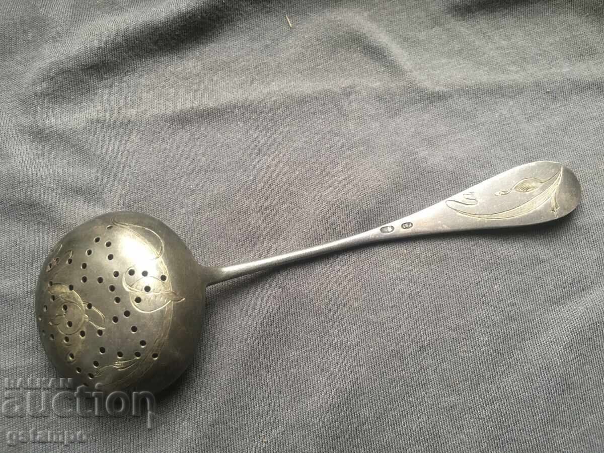 Russian Spoon / Tea Strainer / 84 with price 189.00 BGN | € 96.63 Russian Spoon / Tea Strainer / 84 with price 189.00 BGN | € 96.63