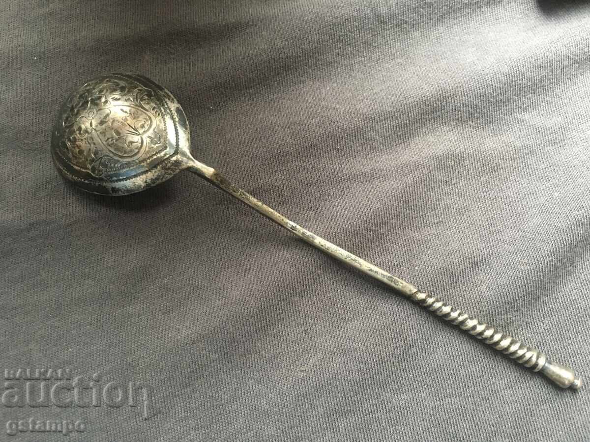 Russian Honey Spoon / 84 / Engraved with price 129.00 BGN | € 65.96 Russian Honey Spoon / 84 / Engraved with price 129.00 BGN | € 65.96