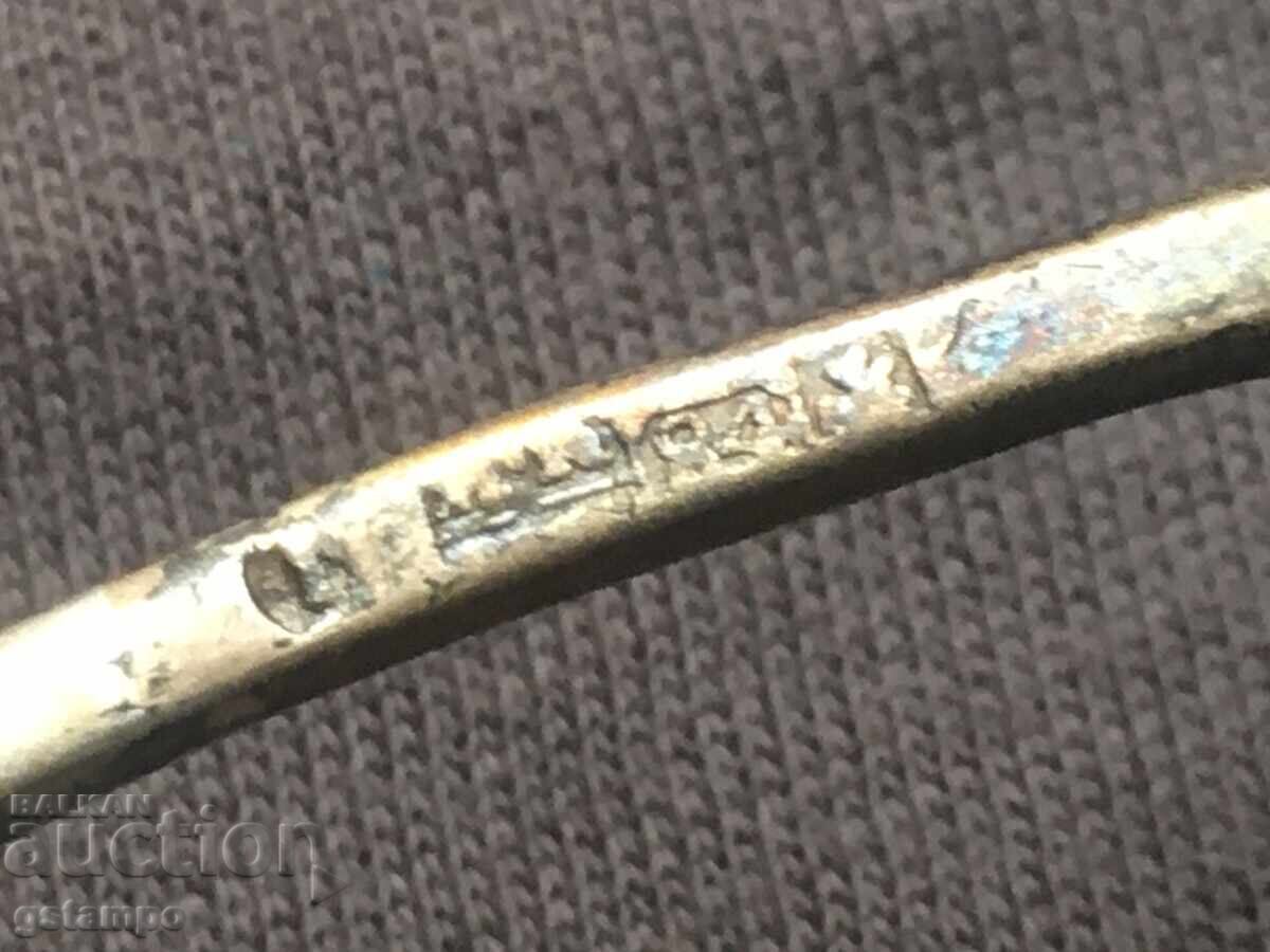 Russian Honey Spoon / 84 / Engraved - 5 Russian Honey Spoon / 84 / Engraved - 5