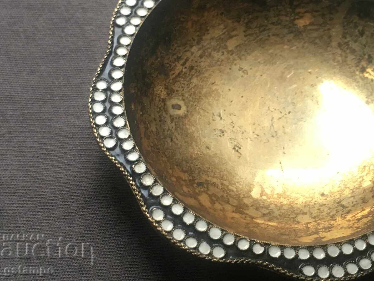 Красива Руска Съдинка / Емайл / Позлата / 875 - 5 Красива Руска Съдинка / Емайл / Позлата / 875 - 5