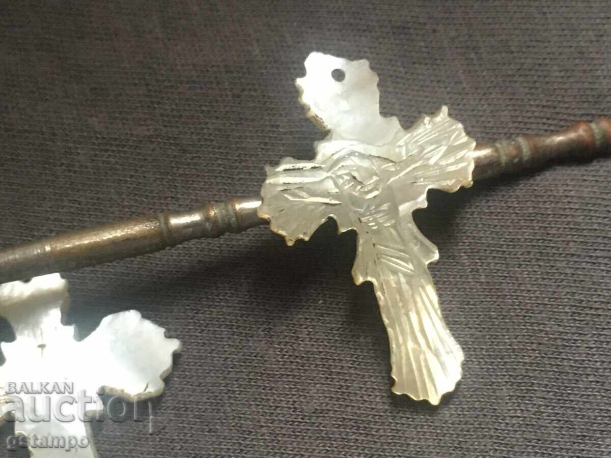 Mici Cruciulițe Perlă / Linguriță Perlă Lot - 5