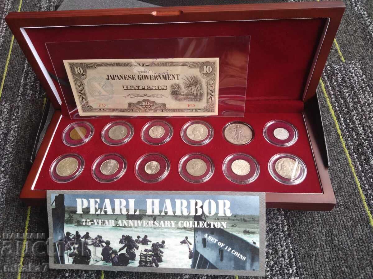 Set de monede - Pearl Harbor cu preț 242.00 BGN | € 123.73 Set de monede - Pearl Harbor cu preț 242.00 BGN | € 123.73